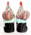 Figurative Pair of Vintage Chinese Export Porcelain Cockerels For Sale - Image 3 of 10