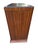 Quick Hits: Burl wood sideboard bar with granite top Center drawer above double-door cabinet Additional side doors for...