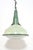 Glass Vintage Enamel Pendant Lamp, 1950s For Sale - Image 7 of 7