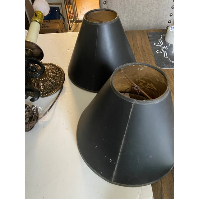 Metal Mid 20th Century French Gazelle Ram Wall Sconce Lamps Sergio Bustamante Style - a Pair For Sale - Image 7 of 11