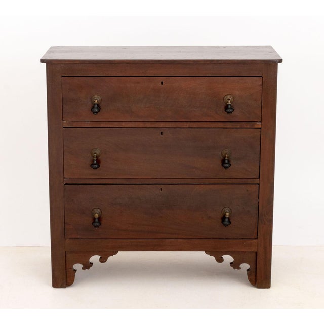 Arts & Crafts Arts and Crafts Style Oak Chest of Drawers For Sale - Image 3 of 9
