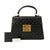 Gucci Gg Signature Black Gold-Hardware Padlock Top Handle Bag For Sale - Image 12 of 13