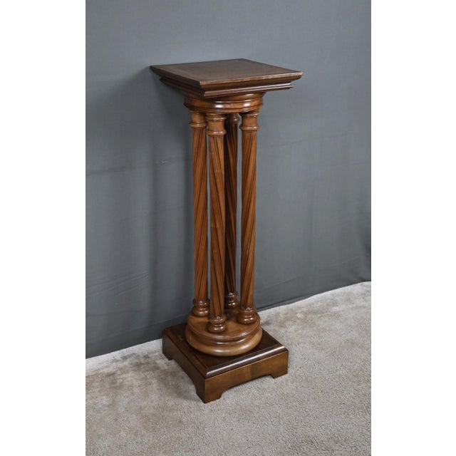 Neo-Gothic Walnut Swivel Side Table, 1900s For Sale - Image 18 of 18