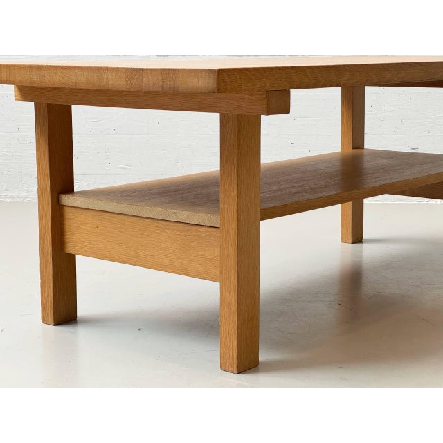 Mid-Century Scandinavian Oak Coffee Table, 1970s For Sale - Image 15 of 17