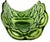 Vintage L E Smith banana boat dish features the Moon & Stars pattern in green glass. Its footed design makes it both...