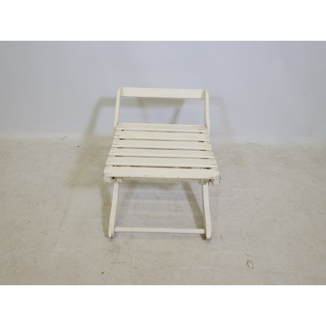 Mid-Century Wooden Riviera Deck Chair from Triconfort, 1970s For Sale - Image 10 of 16