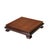 Asian 8" Light Brown Square Natural Wood Flare Legs Display Stand Riser For Sale - Image 3 of 7