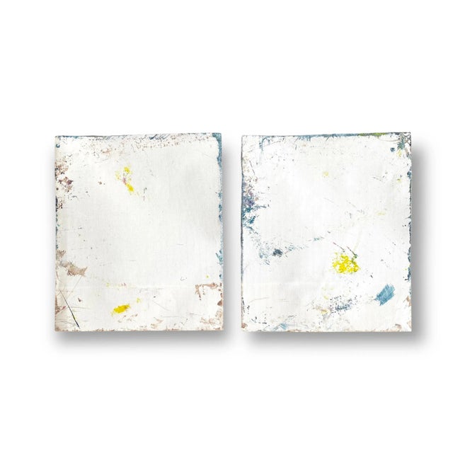 A Pair of Modernist Botanical Still Life Oil Paintings on Canvas Chairish