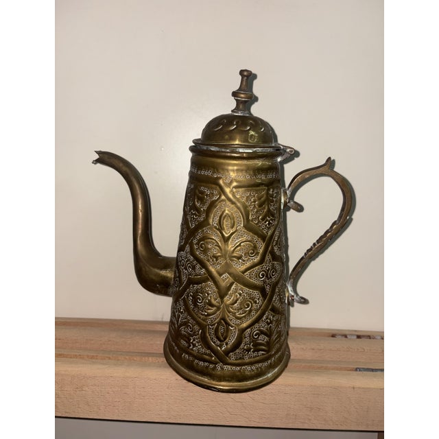 Antique Chiseled Teapot, 1920s For Sale - Image 4 of 8