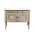 Swedish 1890 Painted Sideboard with Two Drawers, Two Doors and Fluted Side Posts For Sale - Image 12 of 12