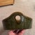 1970s Vintage Rustic Green Glazed Majolica-Style Vegetable Serving Dish With Handles For Sale - Image 5 of 7