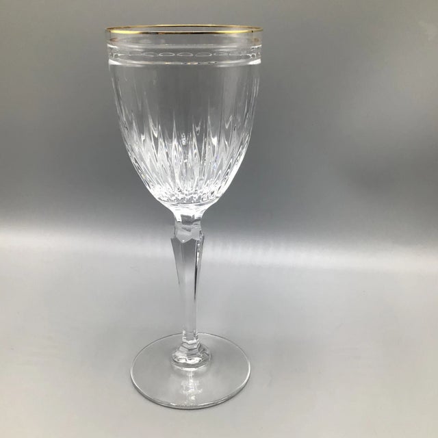 Waterford Waterford Marquee “Hanover” Cut Crystal Water Goblet - 1 For Sale - Image 4 of 13