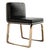 "Safari Xlix" Chair With Bronze, Stainless Steel, Tailor Made Leather For Sale - Image 4 of 9