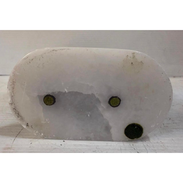 Vintage Black and White Abstract Marble Sculpture For Sale In New York - Image 6 of 9