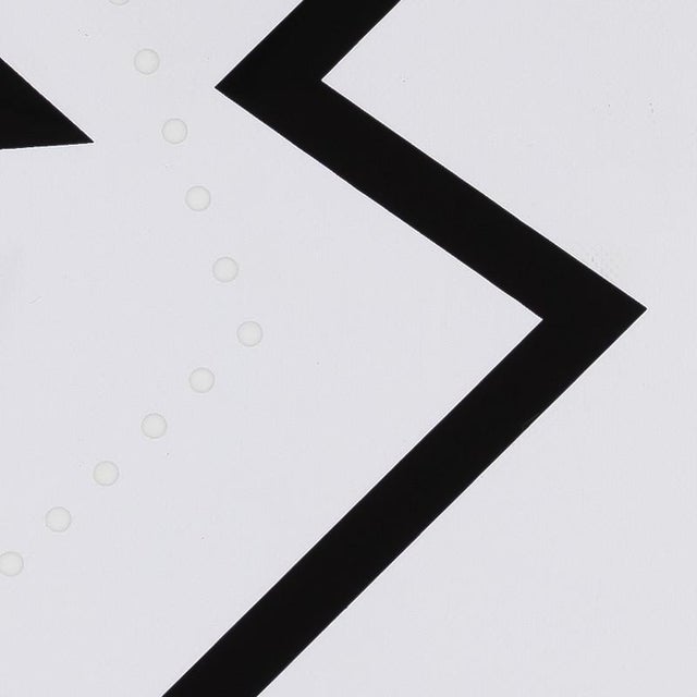 Modern Lucio Fontana, Concetto Spaziale Nero, Original Signed Silkscreen Poster For Sale - Image 3 of 6