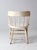 White Antique White Painted Windsor Captain's Chair With Spindle Back For Sale - Image 8 of 16