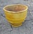 Moroccan Copilot Said: Moroccan Handcrafted Pottery Planter / Golden Yellow For Sale - Image 3 of 6
