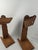Mid-Century Primitive Rustic Brown Wood Wall-Mounted Shelf Sconces – Pair For Sale - Image 13 of 13