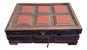 1980s Moroccan Domino Pattern Trunk Table