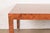 Brown Milo Baughman Style Mid-Century Modern Burl Wood Parsons Dining Table or Executive Desk, Newly Refinished For Sale - Image 8 of 13