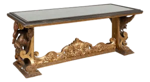 19th Century Italian Giltwood, Jasper & Marble Console Table