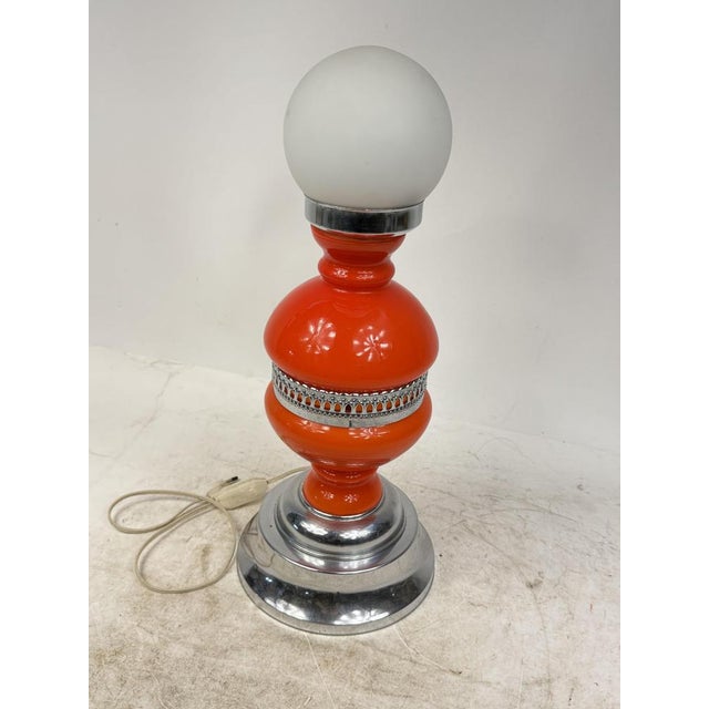 Vintage Space Age Table Lamp, 1960s For Sale - Image 3 of 8