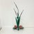1950s Vintage Italian Boho Chic Hollywood Regency Tole Water Lilies Wall Candle Scone For Sale - Image 16 of 18