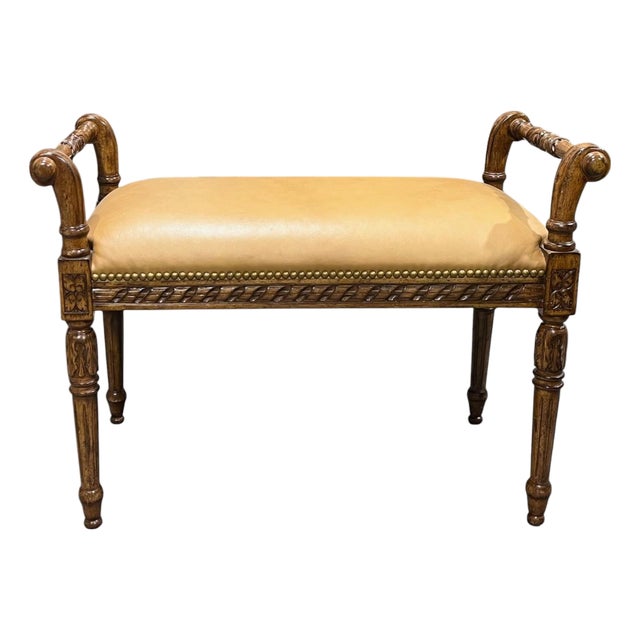Louis XVI Style Window Seat, Stool or Piano Bench For Sale