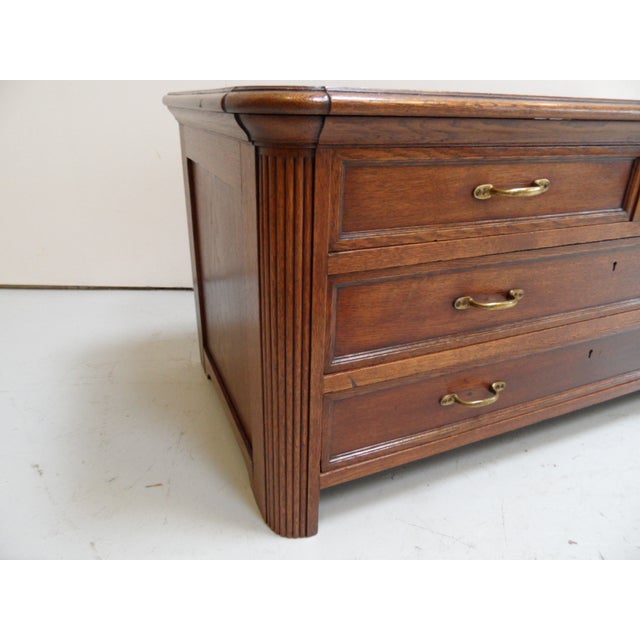Antique Oak Chest of Drawers, 1890s For Sale - Image 5 of 11