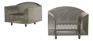 How High the Moon Chairs by Shiro Kuramata for Vitra, 1987, Set of 2