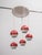 Cascade five metal style flower pot pendant, Pop art period 1969. The option is there to adjust the length of the wires to...