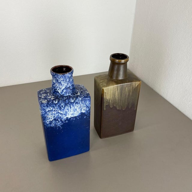 Fat Lava Vases from Scheurich, Germany, 1970s, Set of 2 For Sale - Image 4 of 18