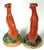 Victorian Pair of Victorian Staffordshire Pottery Seated Whippet Figures, Circa 1860 For Sale - Image 3 of 13