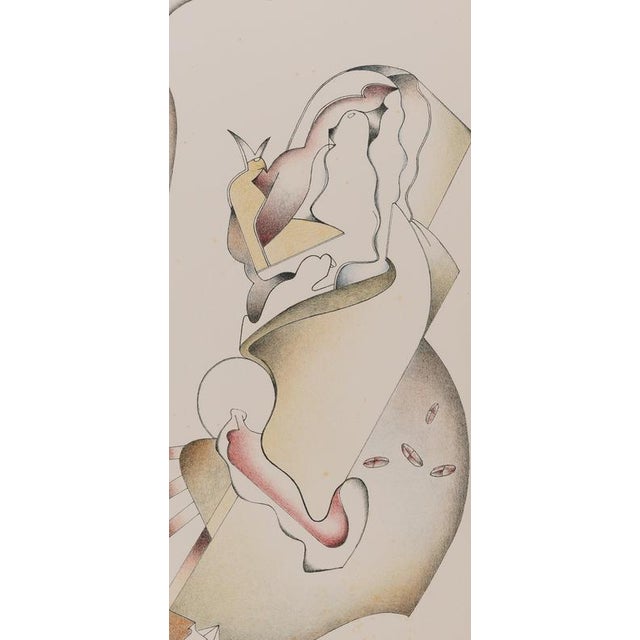 Modern Jan Voss, Composition, Lithograph For Sale - Image 3 of 5