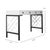 Modern Chippendale Writing Desk - Evergreen For Sale - Image 3 of 9