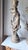 Vintage Art Nouveau Style Figural Candle Holders Depicting Female Nymphs Holding Floral Motifs For Sale - Image 10 of 17