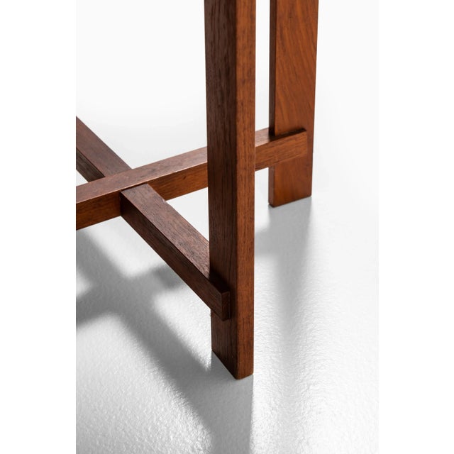 Luxus Swedish Stool by Uno & Östen Kristiansson for Luxus, 1950s For Sale - Image 4 of 6