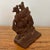 Antique American cast iron doorstop of a classic New England coastal clipper ship. Circa Late 1920s. Heavy and solid, with...