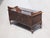 Vintage Jacob Bloom Style Mid-Century Walnut Stained Cedar Chest Storage Bench For Sale - Image 9 of 10