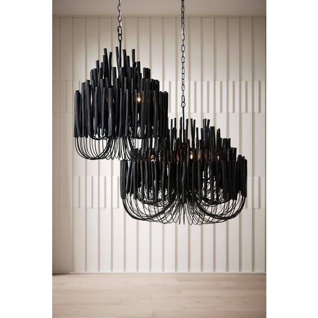 Arteriors Home Tilda Large Chandelier, Black For Sale - Image 12 of 18