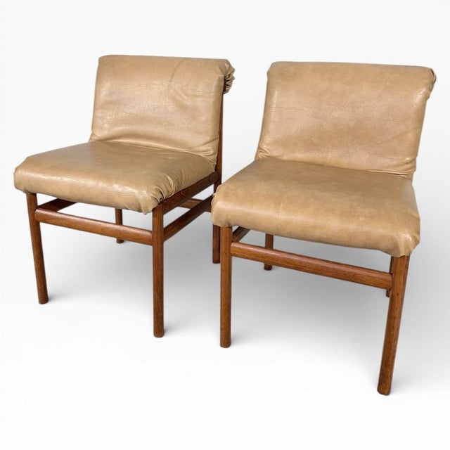 Contemporary Vintage Teak Chairs by Philip Hussey for White & Newton, 1960s, Set of 2 For Sale - Image 3 of 7
