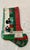 Vintage 1999 Signed "Lw" Primitive Folk Art Patchwork Christmas Stocking With Cat Applique Excellent Condition For Sale - Image 10 of 11