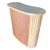 Mid-Century Modern Restored Mid-Century Vertically Stacked Curved Stacked Dry Rattan Bar For Sale - Image 3 of 5