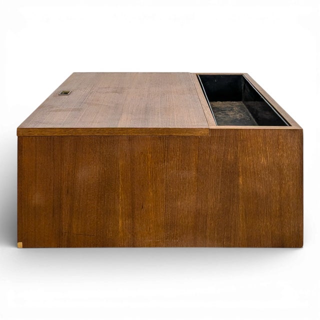 Wood Scandinavian Teak Bar End Table For Sale - Image 7 of 7