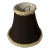 Black & Gold Bulb Clip Lampshade For Sale