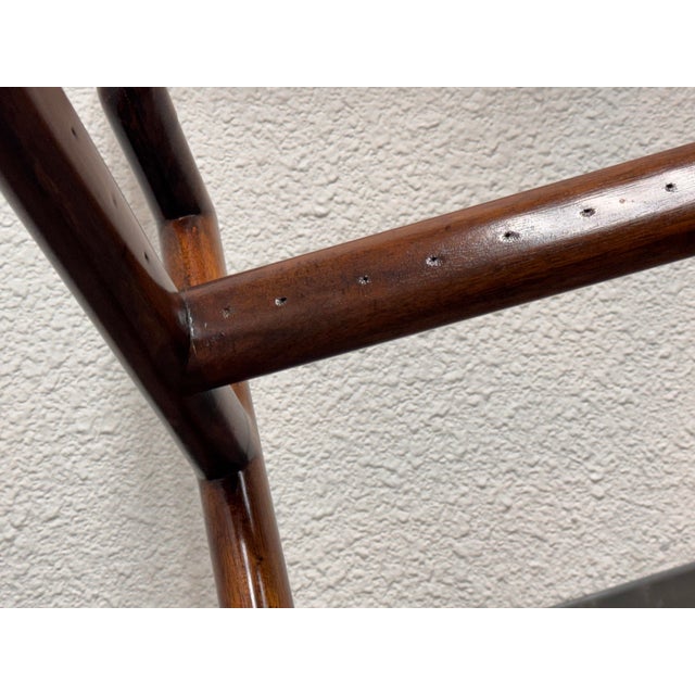 Brown Rare Mid-Century Open Wood Lounge Chair Frame, Circa 1954 For Sale - Image 8 of 12