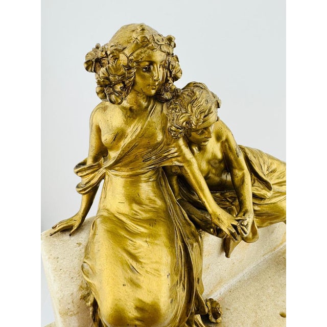 Traditional Carl Kauba, 1890s, Bronze on Marble For Sale - Image 3 of 18