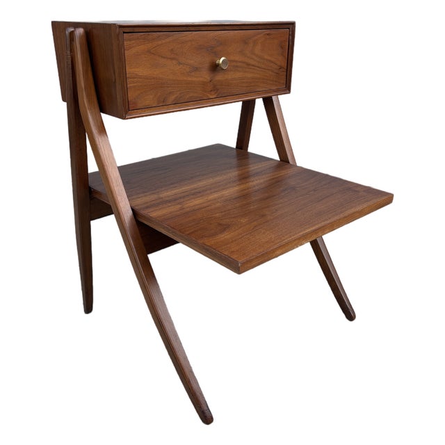 1960s Kipp Stewart for Drexel Declaration Endtable/ Nightstand For Sale