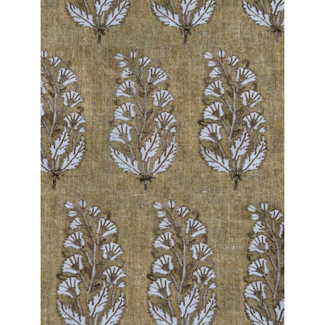 Iksel Decorative Arts Safavid Boteh 7 yards Gold Fabric RF927CR71 Brand: Iksel Decorative Arts Schumacher Pattern Name:...