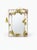 Mid-Century Modern Italian Faux Bamboo and Floral Metal Wall Mirror, 1970s For Sale - Image 6 of 6